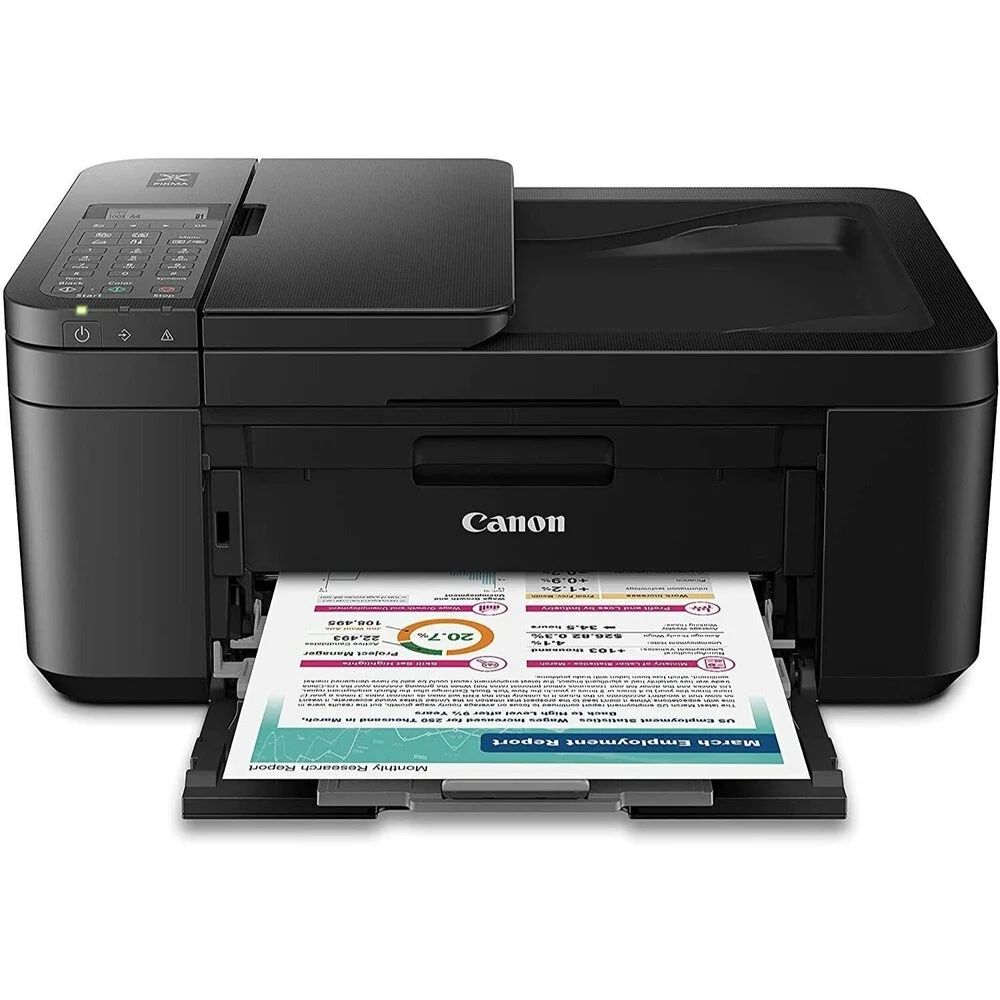 New Canon PIXMA Wireless All-In-One Printer White TR4720 NIB Fax Scan Print